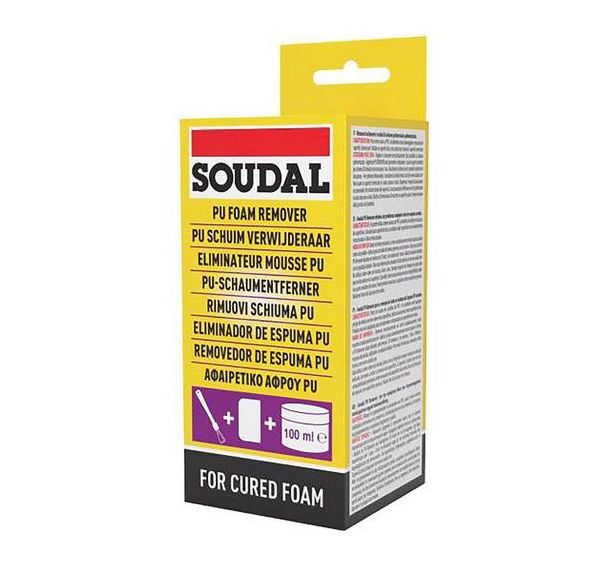 Éliminateur de mousse polyuréthane durcie 100 ml - Soudal