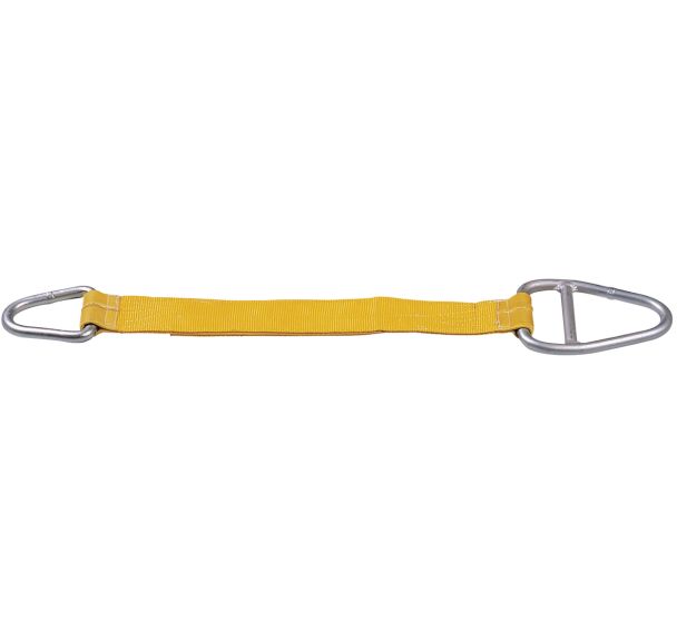 Élingue en polyester - Force 1 000 à 4 000 kg - Avec anneau de fermeture et anneau en acier - 2 m à 4 m