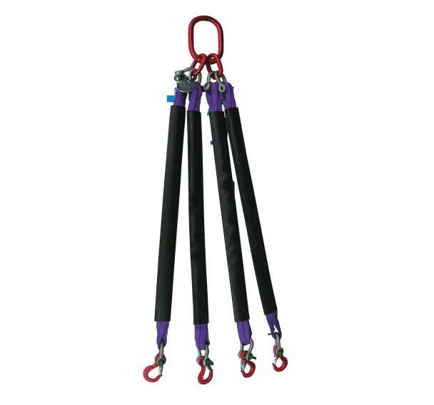 Élingue polyester - Force 2100 à 10500 kg - 4 brins