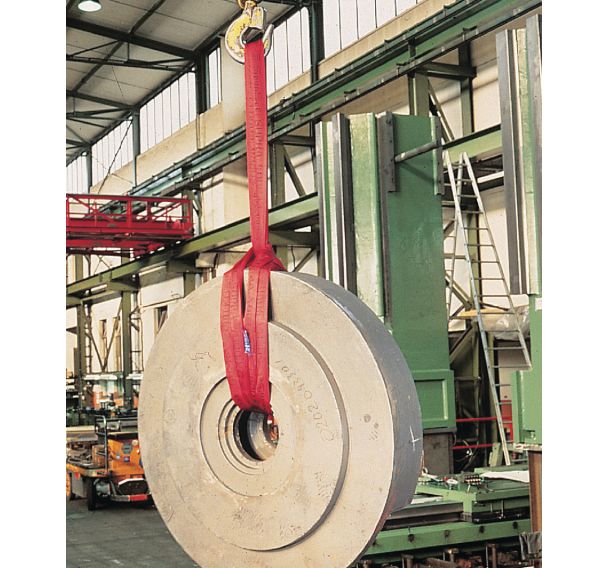 Élingue ronde sans fin en polyester - Force 500 à 8 000 kg - Longueur utile 1 m à 4 m