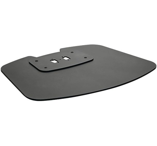 Embase de sol PFF 7020 noire, à poser, mono tube VOGEL'S