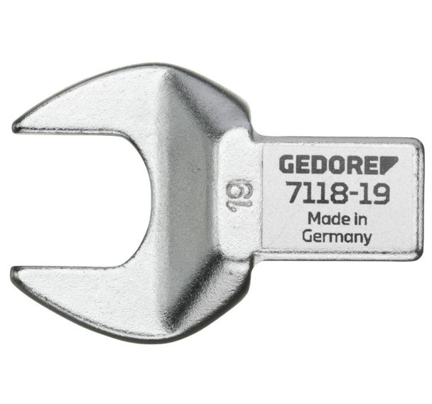 Embout clé à fourche pour outils dynamométriques 14X18 7118 - Gedore