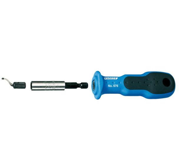 Embout d'ébavurage à six pans creux 1/4''
