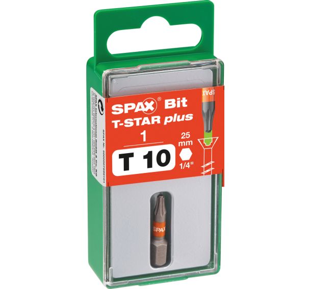 Embout de vissage pour vis T-Star Plus T10 à T40 (TX) - Spax
