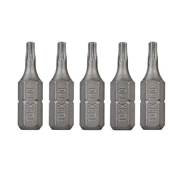 Embouts T10 - 25mm - Lot de 5