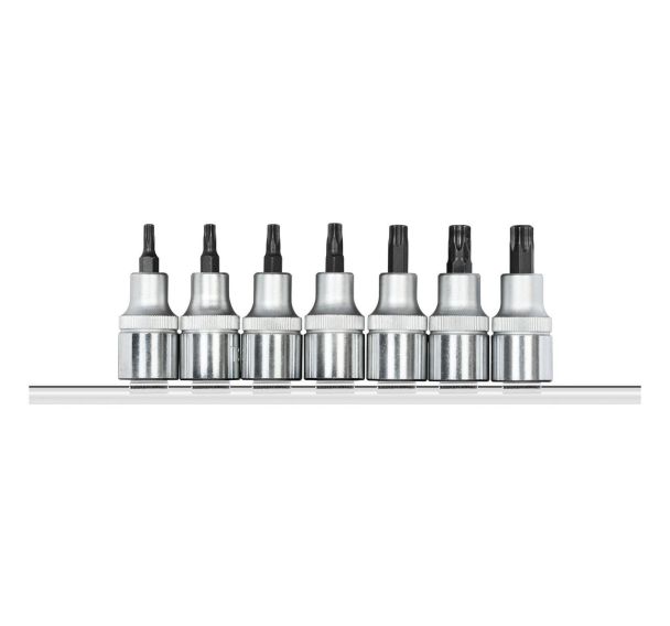 Embouts de tournevis 1/2 + barre 7 pcs