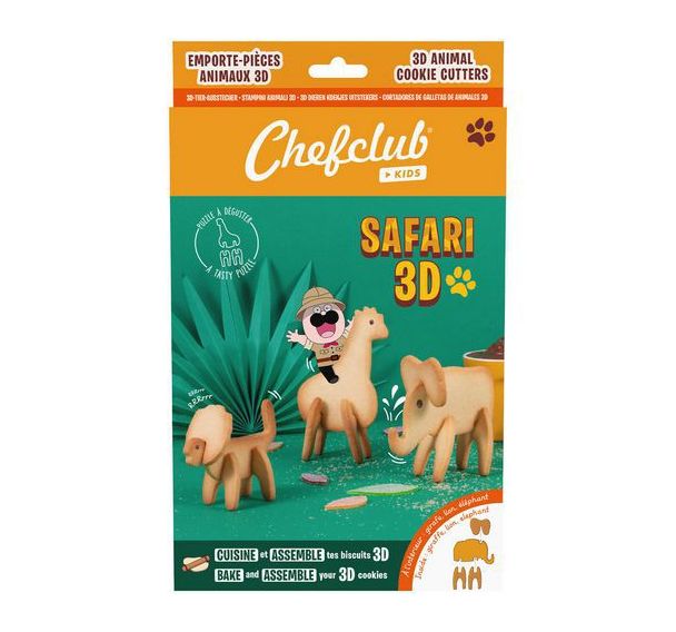 Emporte-Pièces les Biscuits Safari 3D