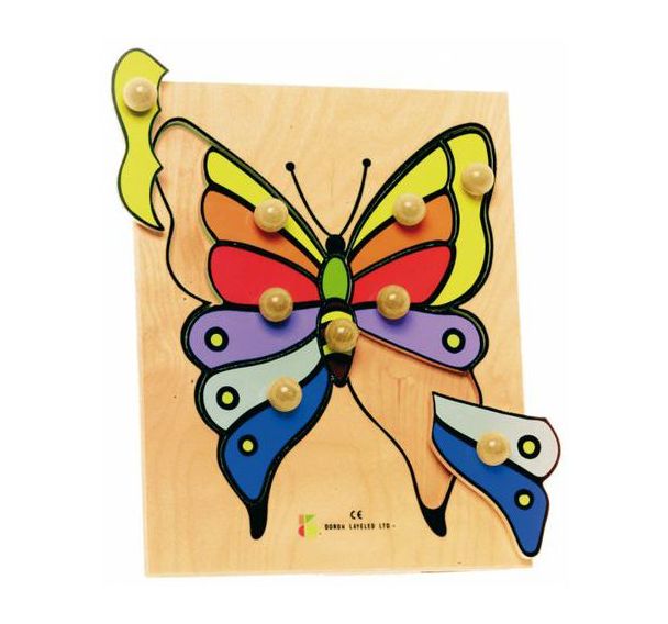 Encastrement bois : le papillon 9 pièces