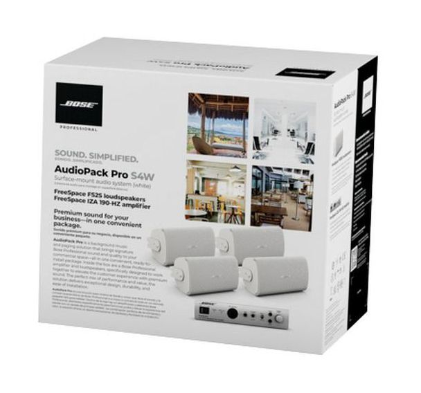 Enceinte audiopack pro surface S4 - Blanc