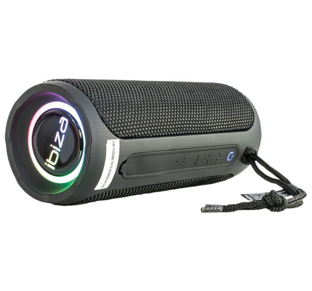 Enceinte bluetooth à led BULLET20 USB micro-sd 20W - Ibiza Sound