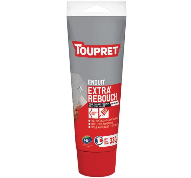 Enduit Extra Rebouch - pâte tube 330g blanc - Toupret
