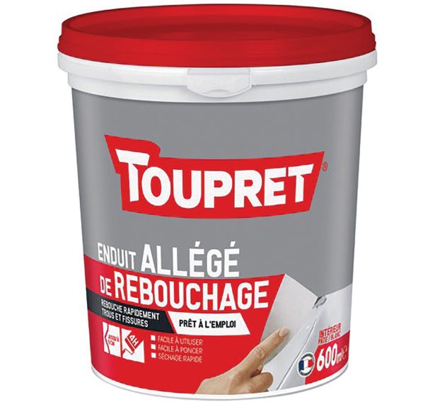Enduit allégé de rebouchage intérieur 600ml