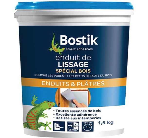 Enduit lissage spécial bois 1.5kg