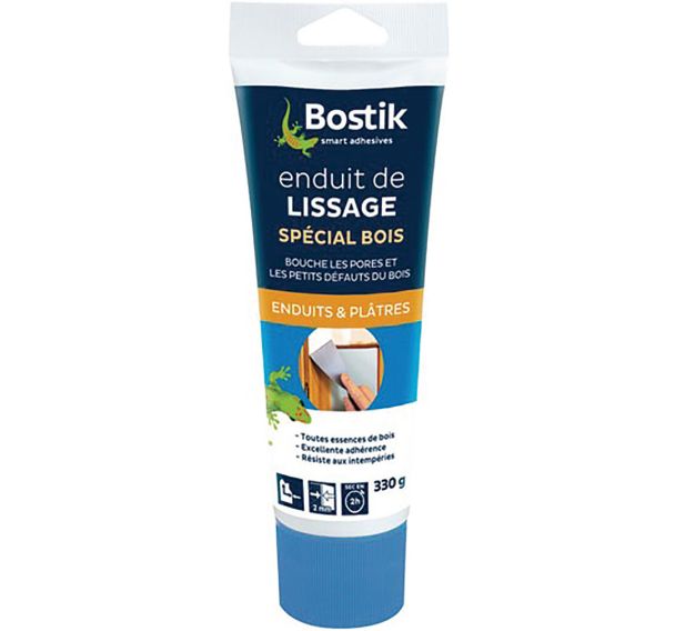 Enduit lissage spécial bois tube 330g