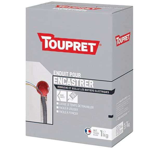 Enduit pour encastrer intérieur poudre 1kg blanc