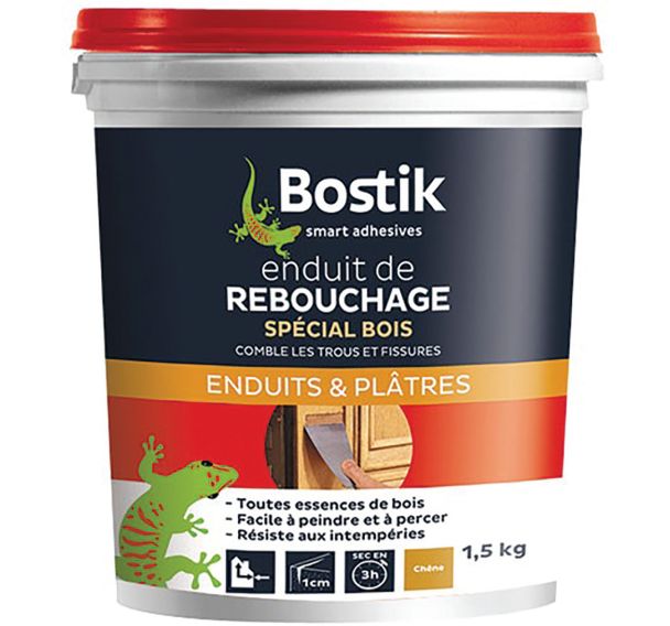 Enduit rebouchage bois pâte 1.5kg