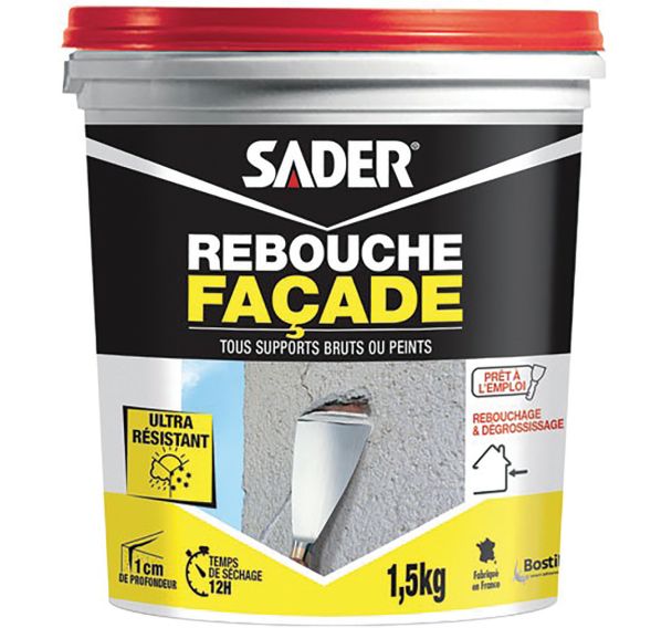 Enduit rebouchage façade pot 1.5kg