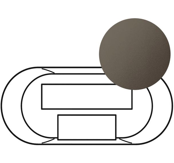 Enjoliveur switch cuivre Ethernet graphite