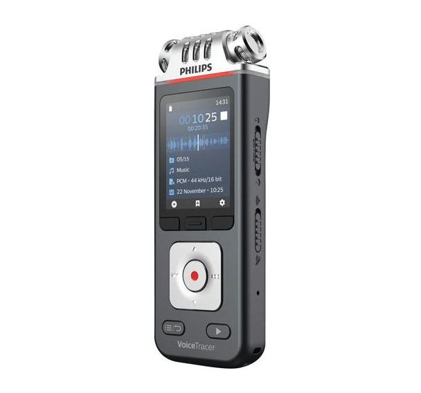 Enregistreur audio VoiceTracer DVT7110 avec support caméra DSLR - Phillips