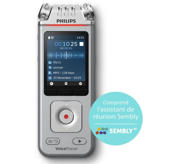 Enregistreur audio dictaphone DVT4115