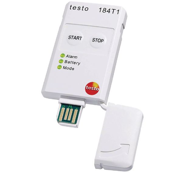 Enregistreur de données USB de température jetable (90j)- Testo 184 T1