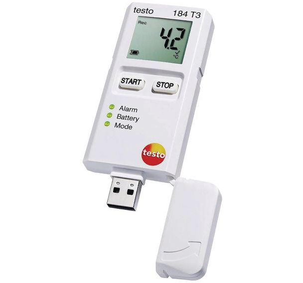 Enregistreur de données USB pour la température - Testo 184 T3
