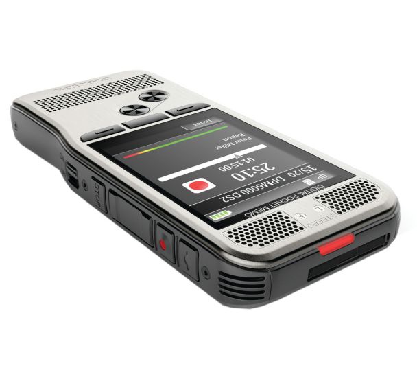 Enregistreur vocal PocketMémo DPM6000 à bouton poussoir - Phillips