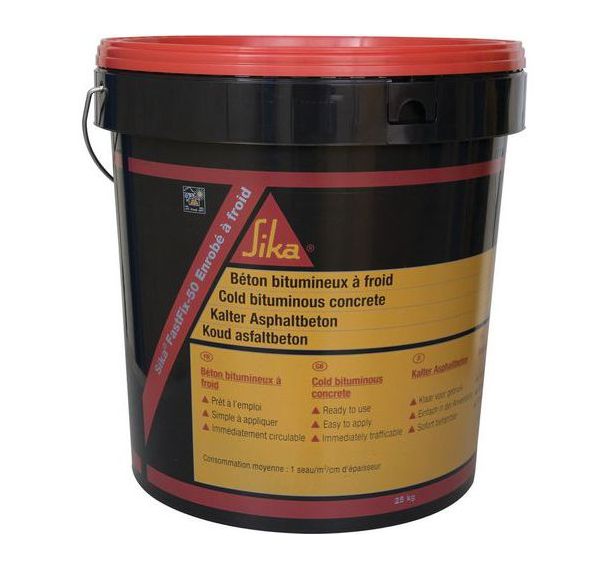 Enrobé bitumineux à froid FastFix 50 - Sika