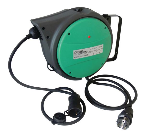 Enrouleur à rappel automatique - 3G1,5² avec prises NF