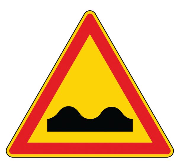 Panneau de signalisation de danger Type AK 2
