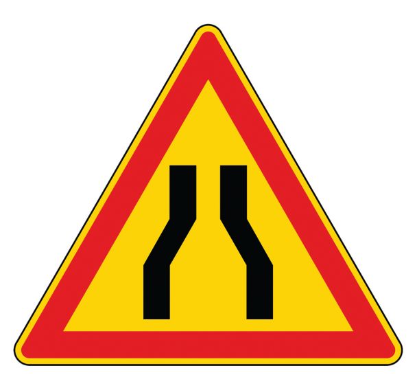 Panneau de signalisation de danger Type AK 3