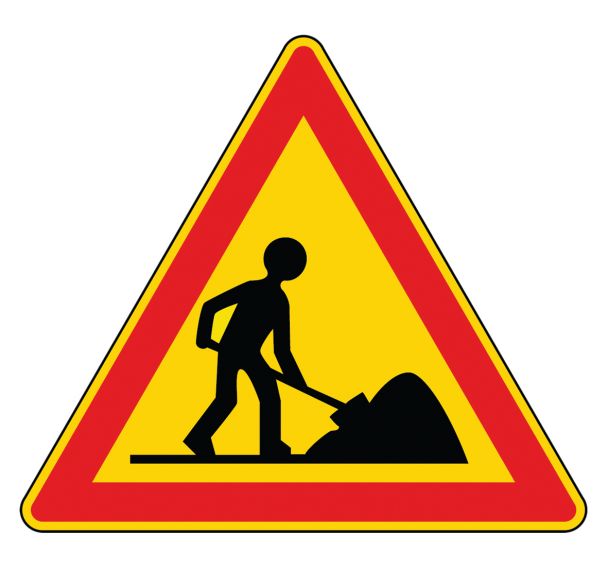 Panneau de signalisation de danger Type AK 5