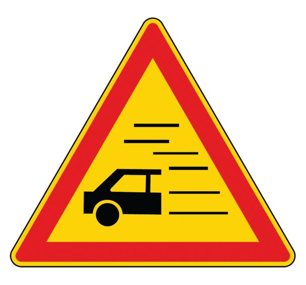 Panneau de signalisation de danger Type AK 32