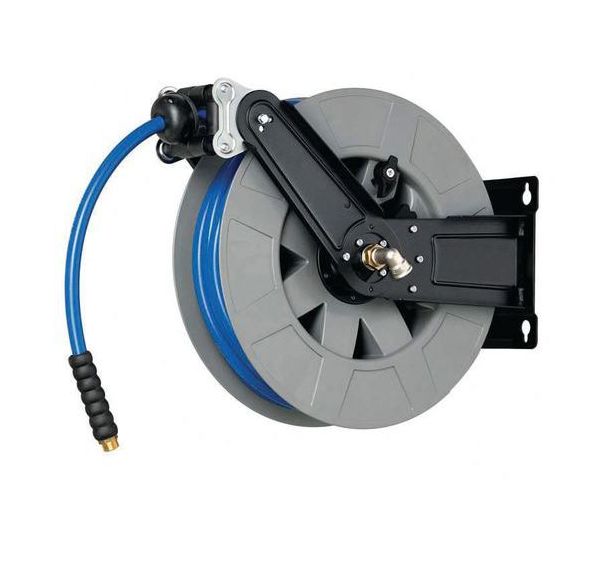 Enrouleur d'air ouvert chassis acier 10mm 18m_ENR AC10 18