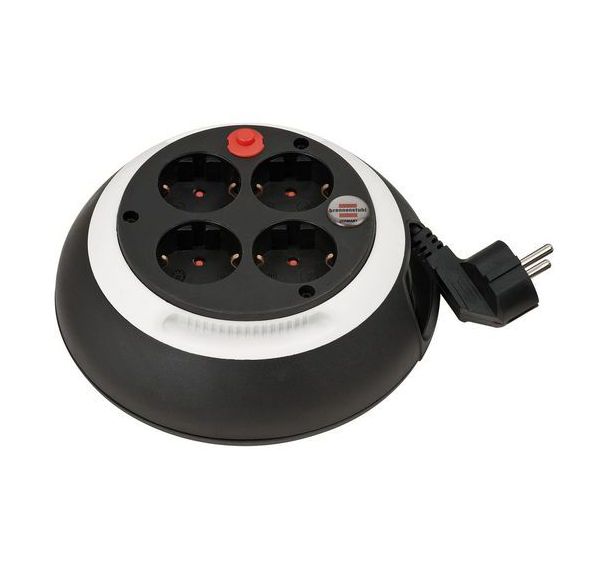 Enrouleur de câble Comfort-Line 3m 4 prises - Brennenstuhl