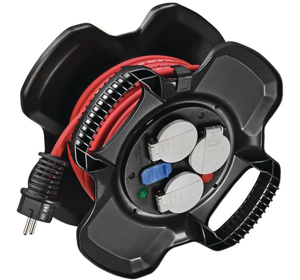 Enrouleur de câble électrique compact X-GUM IP44 USB 10m