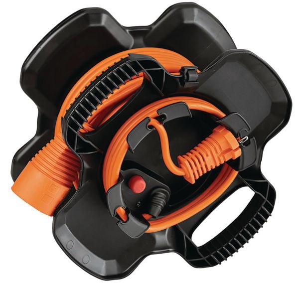 Enrouleur de câble électrique compact X-GUM avec rallonge