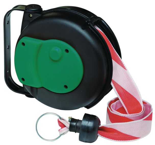 Enrouleur de ruban de signalisation rouge-blanc - Câble Équipements