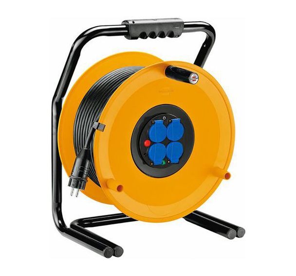 Enrouleur électrique Maxi Garant 3 ou 4 prises 50m - brennenstuhl