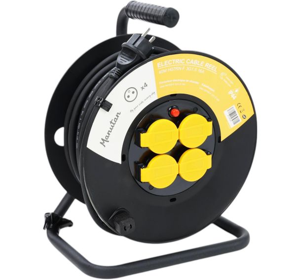 Enrouleur électrique de chantier IP44 40m NF