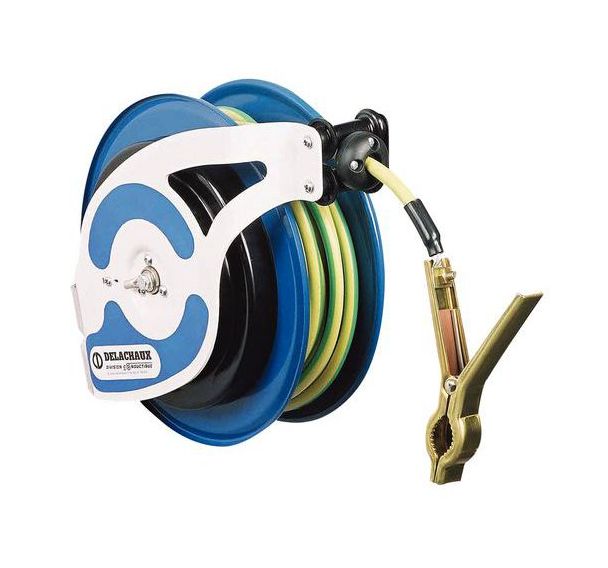 Enrouleur ouvert de mise à la terre