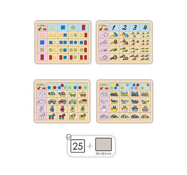 Ensemble 4 puzzles logique 1