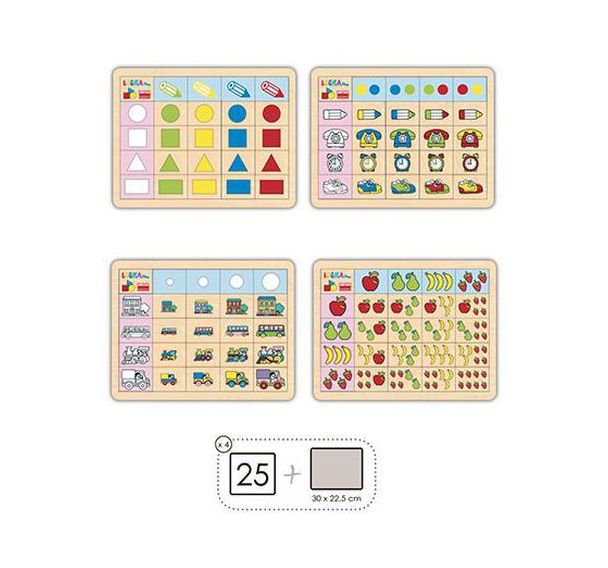 Ensemble 4 puzzles logique 2