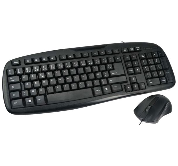 Ensemble clavier et souris filaire ACK-2012/N - MCL Samar