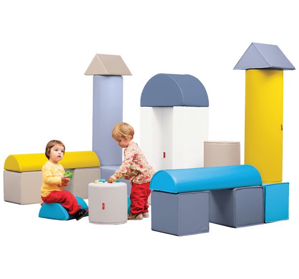 Ensemble de 19 éléments en mousse