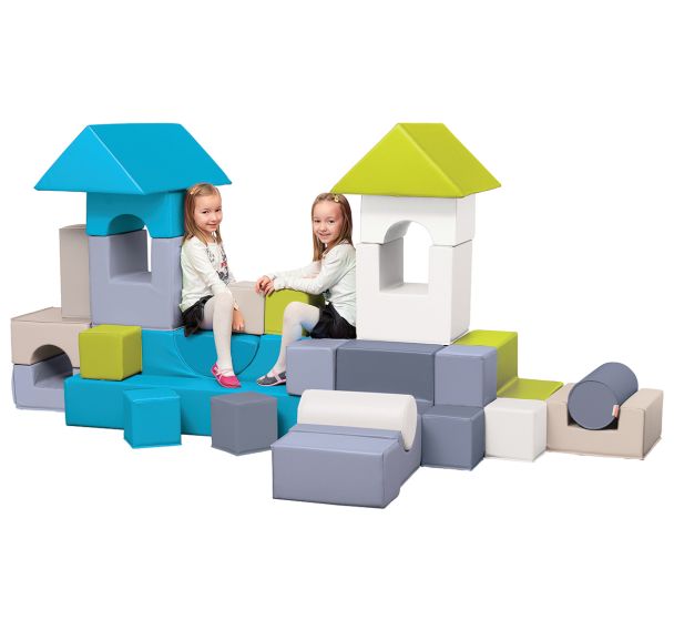 Ensemble de 30 éléments en mousse