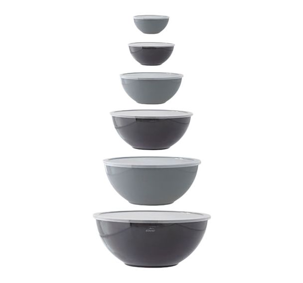 Ensemble de 6 bols polypro de 10 à 28 cm -Lacor