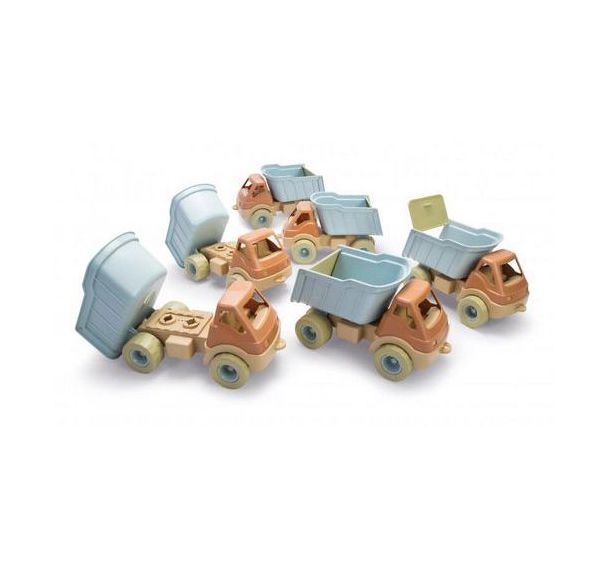 Ensemble de 6 camions bennes