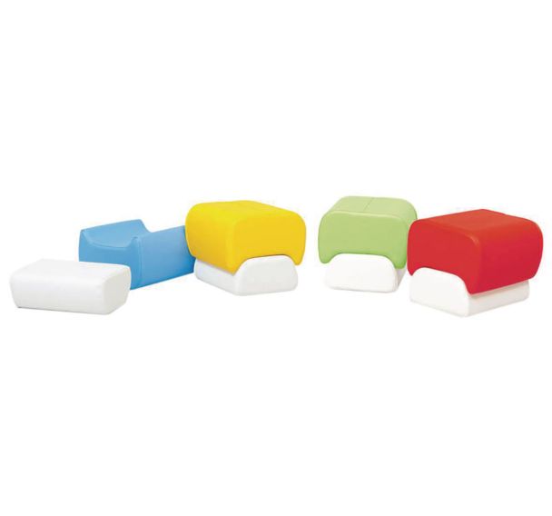 Ensemble de 8 modules tables et assises en mousse
