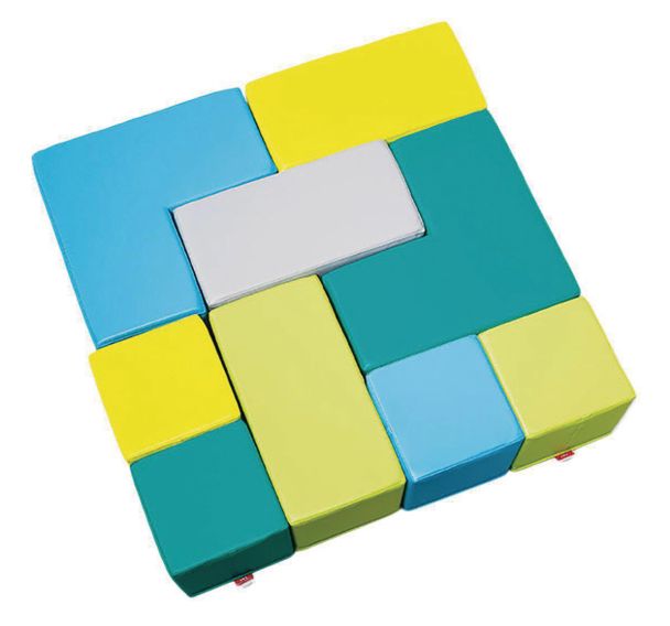 Ensemble de 9 cubes en mousse